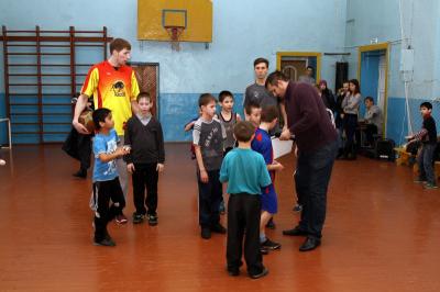 Делегация БК «Рязань» посетила школу-интернат в Шиловском районе